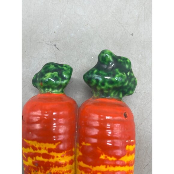 vintage carrot salt pepper shaker yellow orange 1 piece made in Japan 4.5" READ - Picture 5 of 10